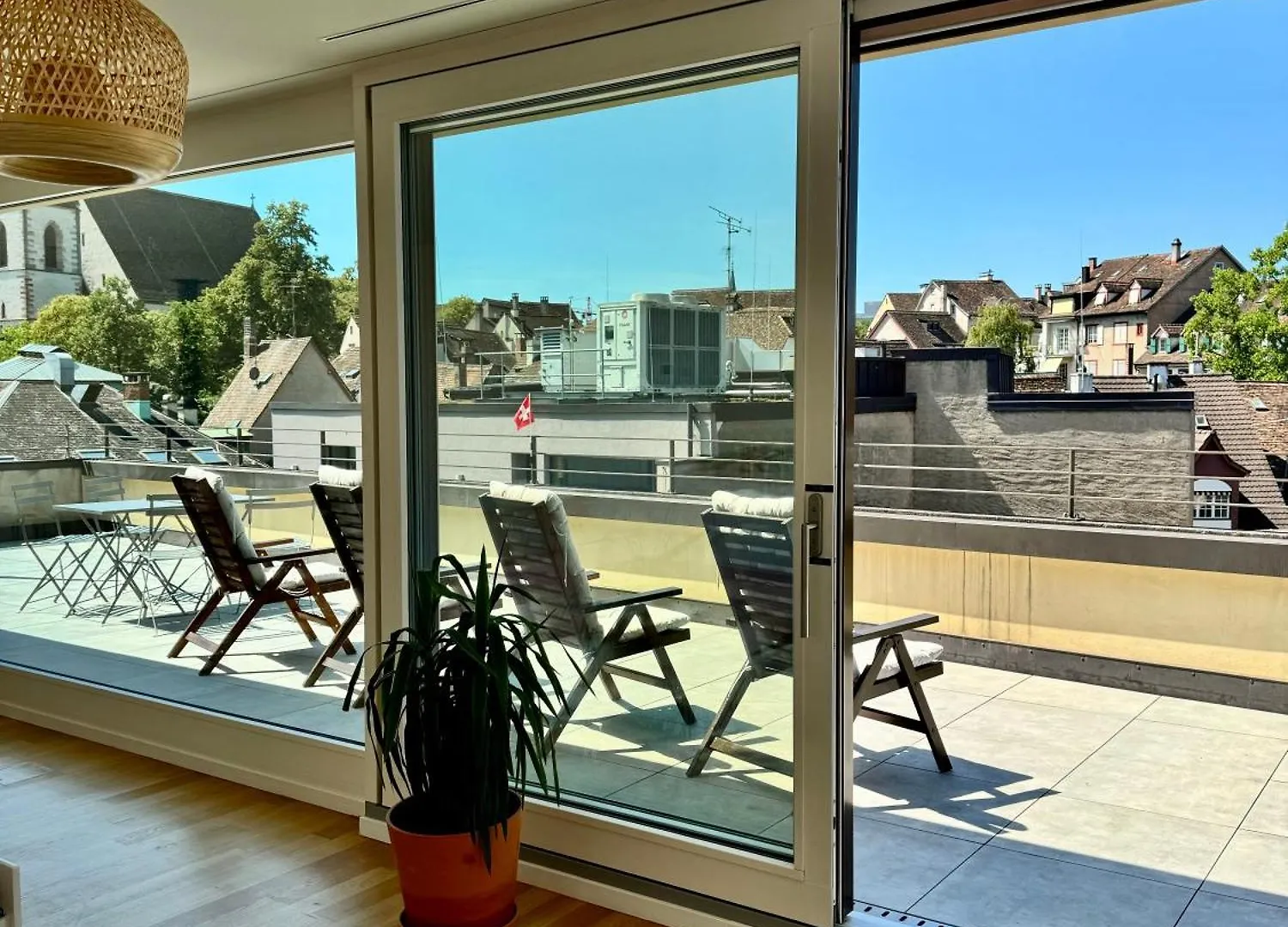 Apartment Exclusive Rooftop Duplex Penthouse - 200Sqm - 280 Panoramic Views - Downtown Basel Switzerland